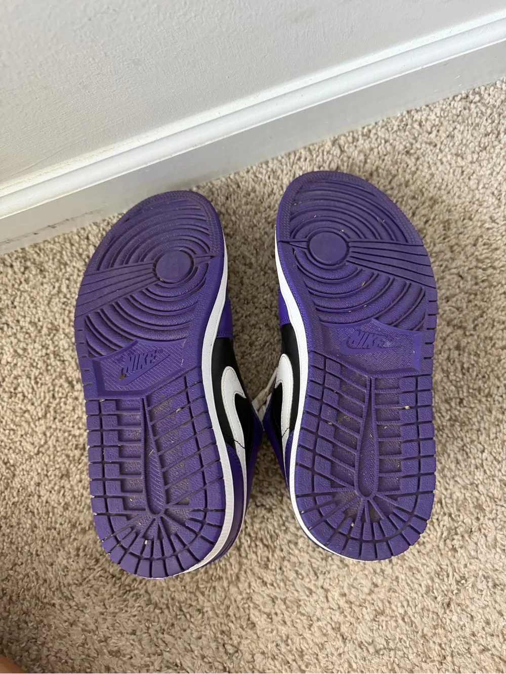Low Top Sneakers in Purple/Black - Men/Women